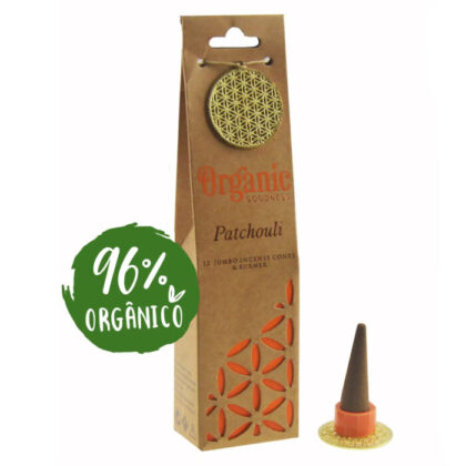 Incienso Cónico Orgánico Pachuli. Esotérica Arte