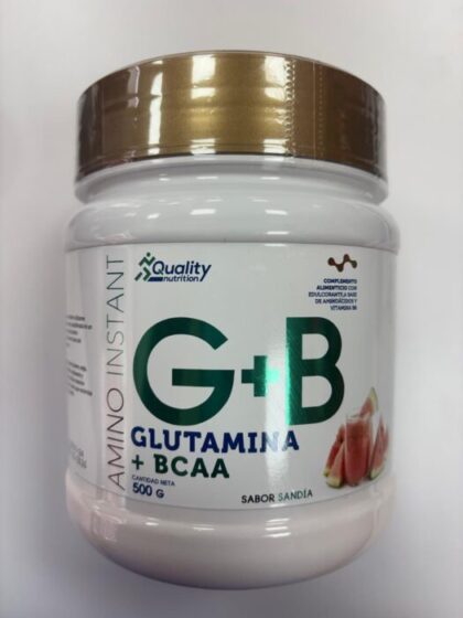Glutamina + BCAA Sandía 500g