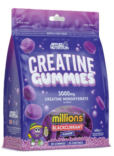 Creatine Gummies Blackcurrant 80 uds.