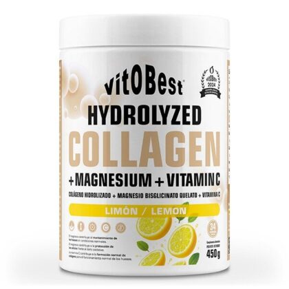 Hydrolyzed Collagen+Magnesium+Vitamin C Limón 450g VITOBEST