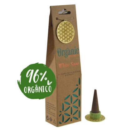 Incienso Cónico Orgánico Savia Blanca. Esotérica Arte