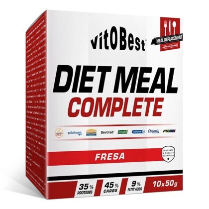 DIET MEAL COMPLETE FRESA 10 SOBRES X 50G VITOBEST