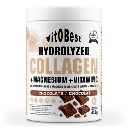 Hydrolyzed Collagen+Magnesium+Vitamin C Chocolate 450g VITOBEST