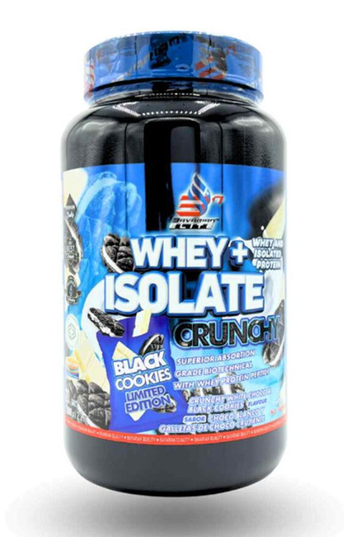 PROTEÍNA WHEY (1KG) con Digezyme Crunchy Black Cookies Elite Bararian Elite