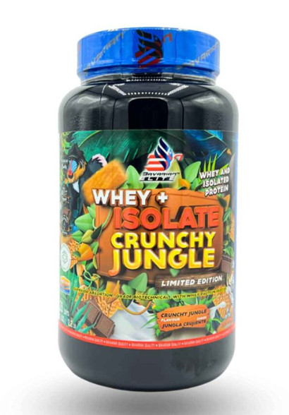 PROTEÍNA WHEY (1KG) con Digezyme Crunchy Jungle Elite Bararian Elite