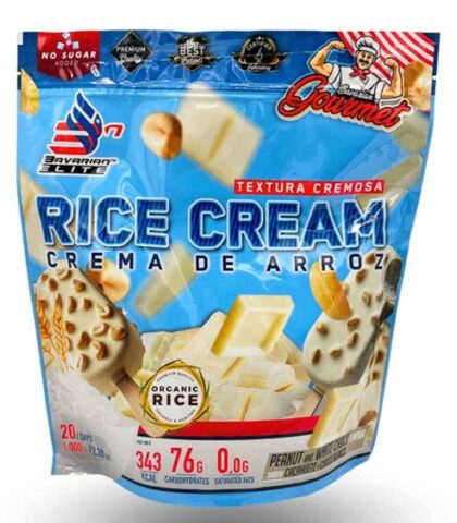 CREMA DE ARROZ 1 Kg CACAHUETE CHOCO BLANCO BAVARIAN ELITE