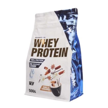 WHEY PROTEIN 500 GR VAINILLA CANELA QUAMTRAX