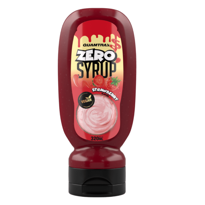 SYRUP STRAWBERRY 320 ML QUAMTRAX