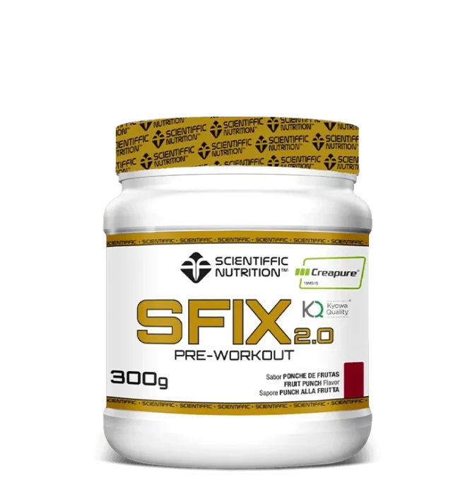 Sfix 2.0 Pre-Workout (300 Gramos) Ponche de Frutas SCIENTIFFIC NUTRITION