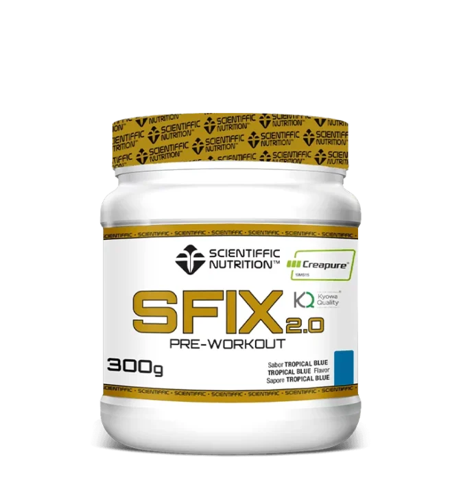 Sfix 2.0 Pre-Workout (300 Gramos) Tropical Blue SCIENTIFFIC NUTRITION