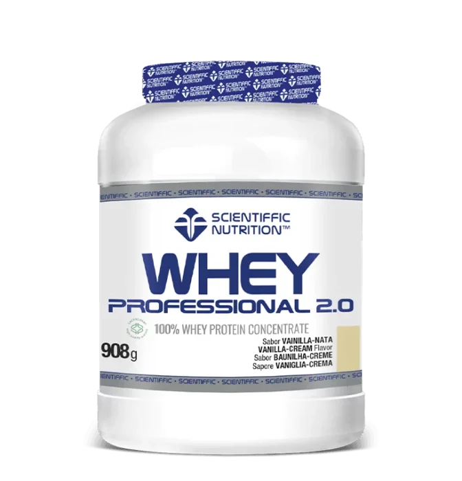 Whey Professional 2.0 908 gr VAINILLA NATA Scientiffic Nutrition