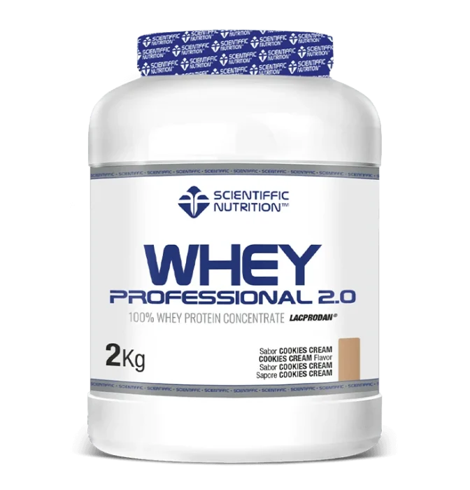 WHEY PROFESSIONAL 2.0 COOKIES CREAM 2KG SCIENTIFFIC NUTRITION